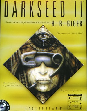 Dark Seed 2 cover art for DOS