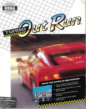 Turbo OutRun cover art for DOS