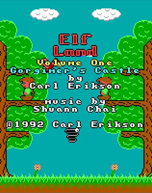 ElfLand: Volume One – Gorgimer’s Castle cover art for DOS