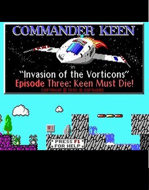 Commander Keen 3: Keen Must Die! cover art for DOS