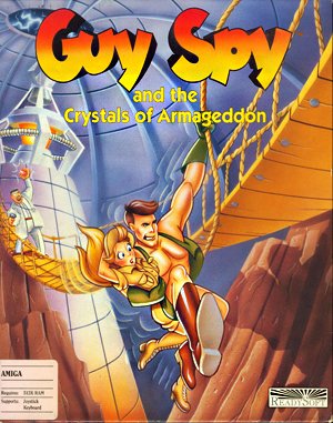 Guy Spy and the Crystals of Armageddon cover art for DOS