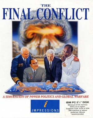 The Final Conflict cover art for DOS