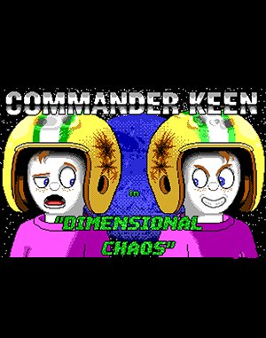 Commander Keen 10: Mirror Menace cover art for DOS
