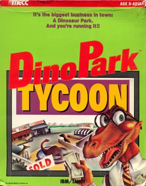 DinoPark Tycoon cover art for DOS