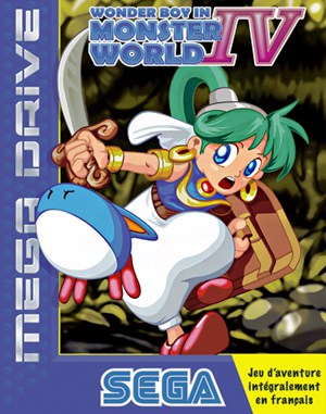 Monster World IV cover art for Genesis