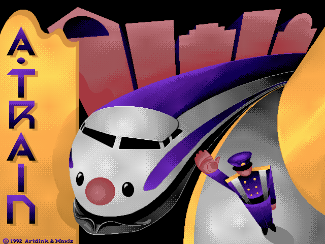 A-Train cover art for DOS
