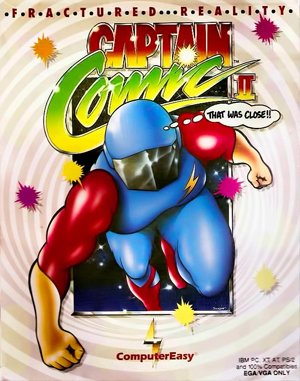 Captain Comic II: Fractured Reality cover art for DOS
