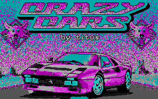 Crazy Cars cover art for DOS
