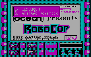 RoboCop (Ocean) cover art for DOS