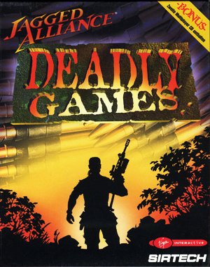 Jagged Alliance: Deadly Games cover art for DOS