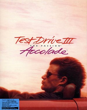 Test Drive III: The Passion cover art for DOS