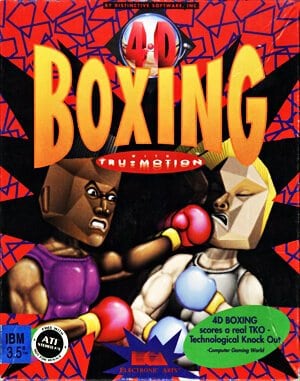 4D Sports Boxing cover art for DOS