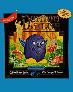 Demon Blue cover art for DOS