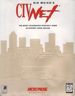 Sid Meier’s CivNet cover art for DOS