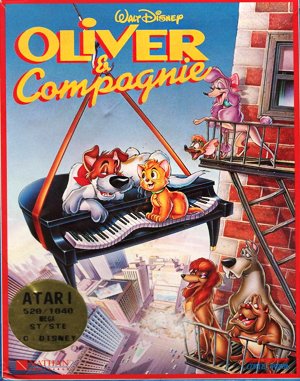 Oliver & Company cover art for DOS