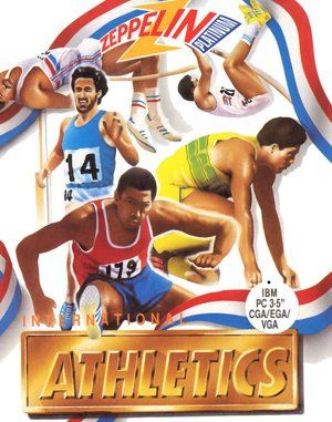 International Athletics cover art for DOS