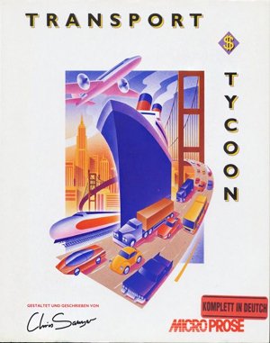 Transport Tycoon cover art for DOS