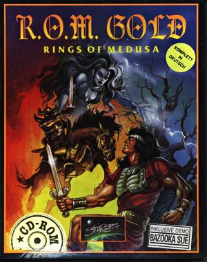 R.O.M. Gold: Rings of Medusa cover art for DOS