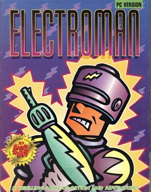 Electroman cover art for DOS