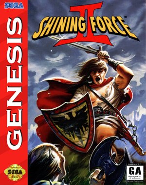 Shining Force II cover art for Genesis