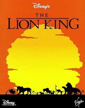 The Lion King cover art for DOS