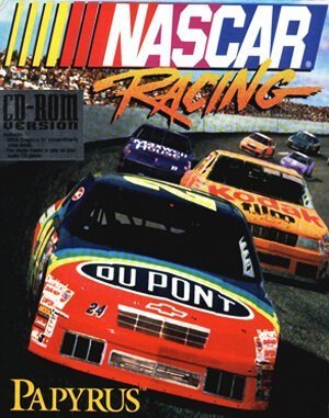 NASCAR Racing cover art for DOS
