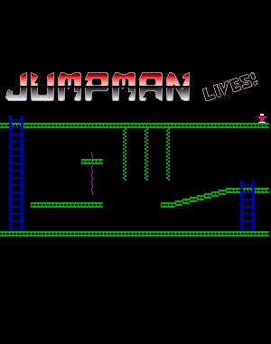 Jumpman Lives! cover art for DOS