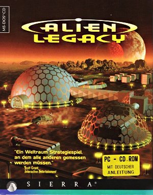 Alien Legacy cover art for DOS