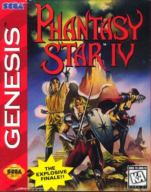 Phantasy Star IV cover art for Genesis