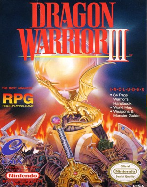 Dragon Warrior III cover art for Famicom