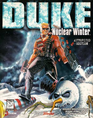 Duke: Nuclear Winter cover art for DOS
