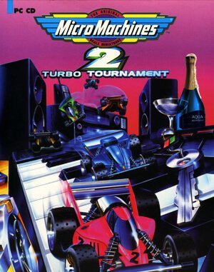 Micro Machines 2 cover art for DOS