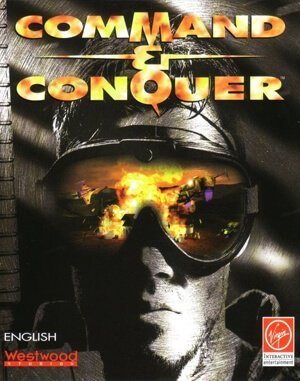 Command & Conquer cover art for DOS