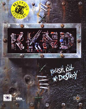 KKND: Krush Kill ‘N Destroy cover art for DOS