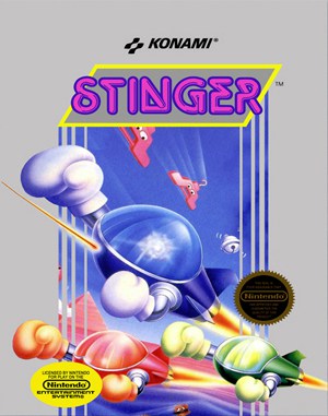 Stinger cover art for Famicom