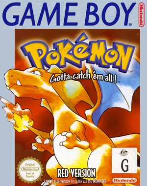 Pokémon Red Version cover art for Game Boy