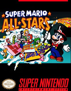 Super Mario All-Stars cover art for Super Famicom