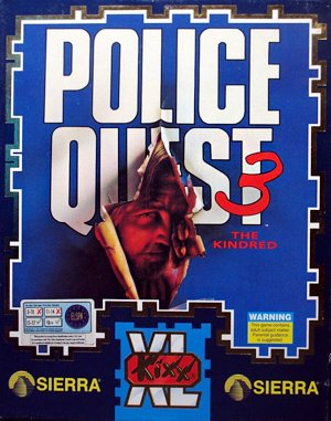 Police Quest 3: The Kindred cover art for DOS