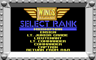 Wings of Fury cover art for DOS