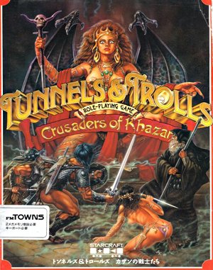 Tunnels & Trolls: Crusaders of Khazan cover art for DOS