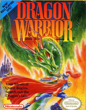Dragon Warrior cover art for Famicom