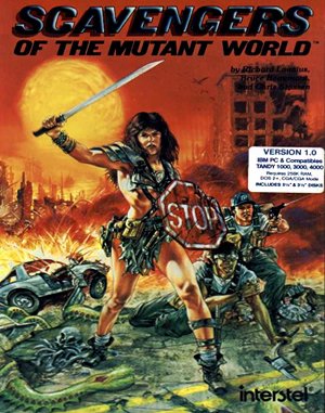 Scavengers of the Mutant World cover art for DOS