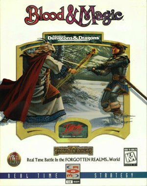 Blood & Magic cover art for DOS
