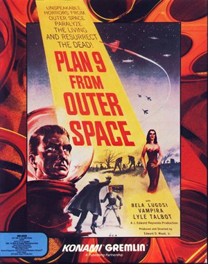 Plan 9 from Outer Space cover art for DOS