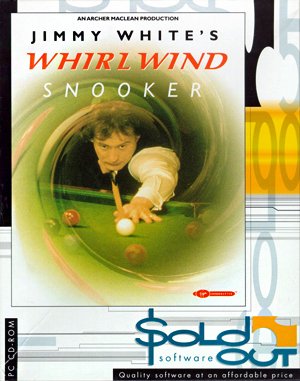 Jimmy White’s ‘Whirlwind’ Snooker cover art for DOS