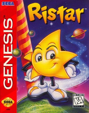 Ristar cover art for Genesis