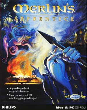 Merlin’s Apprentice cover art for DOS