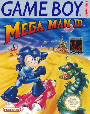 Mega Man III cover art for Game Boy