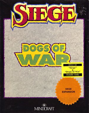 Siege: Dogs of war cover art for DOS