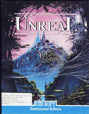 Unreal cover art for DOS